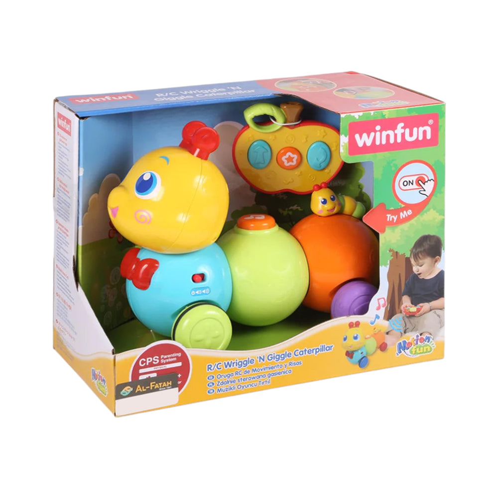 1140 WIN FUN RC WRIGGLE N GIGGLE CATERPILLAR