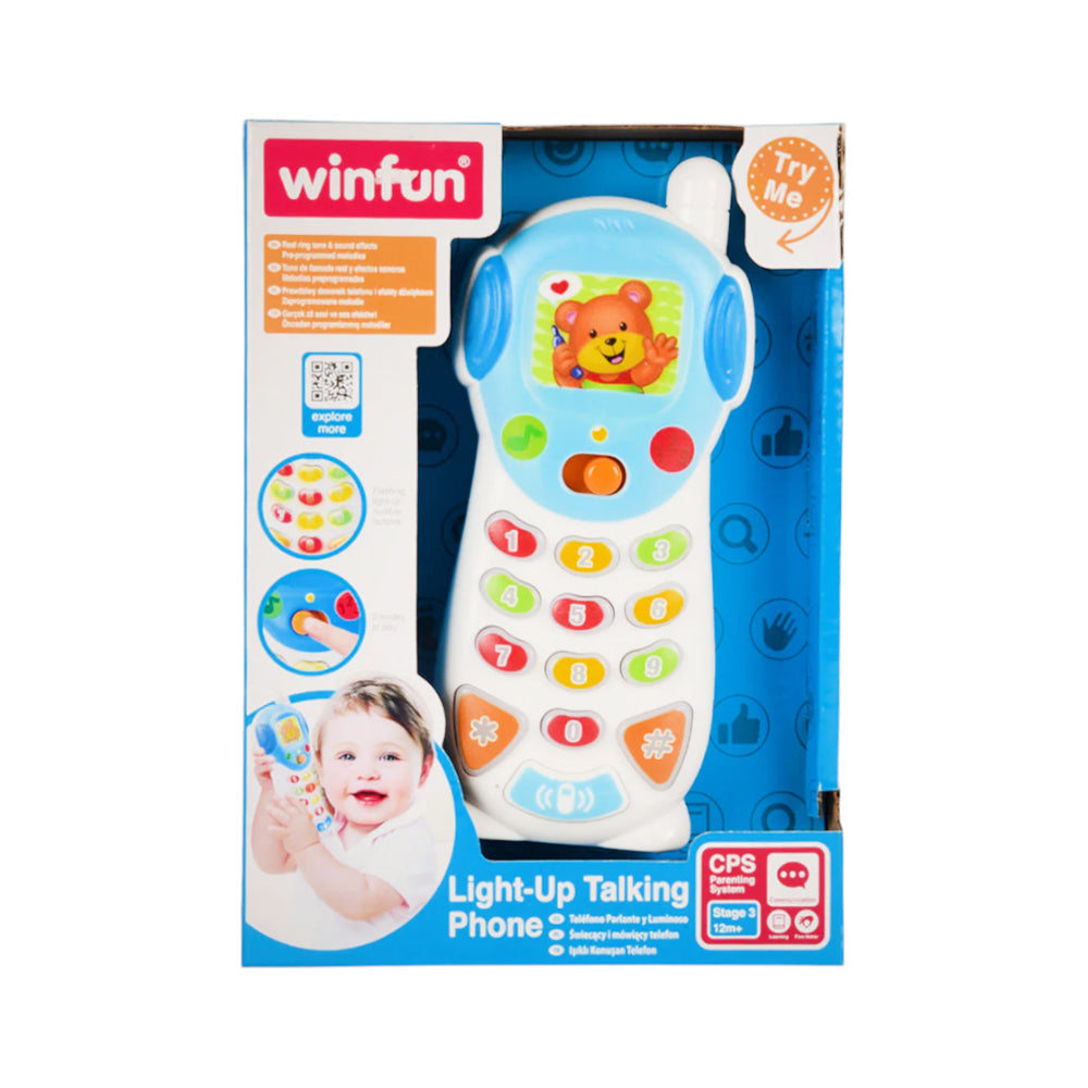 0619 WINFUN LIGHT UP TALKING PHONE