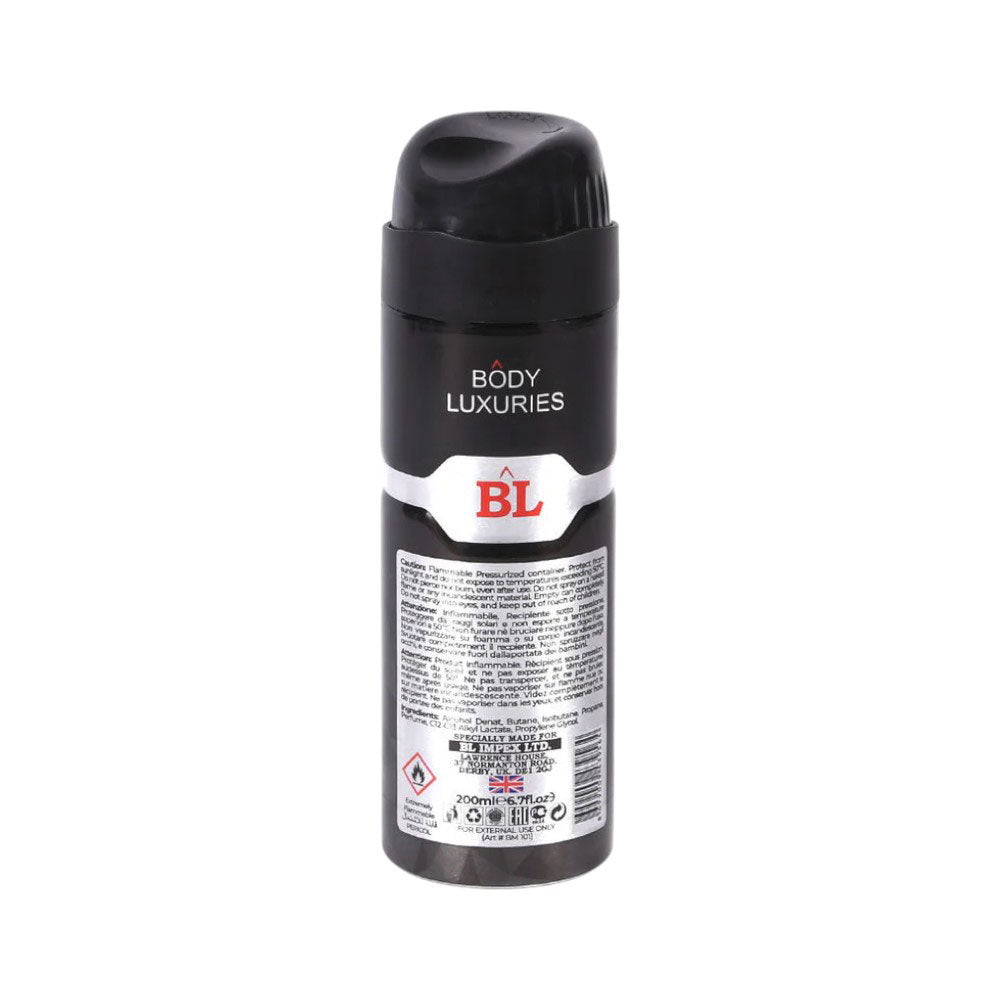 BODY LUXURIES DEODORANT VASSARI MEN 200 ML