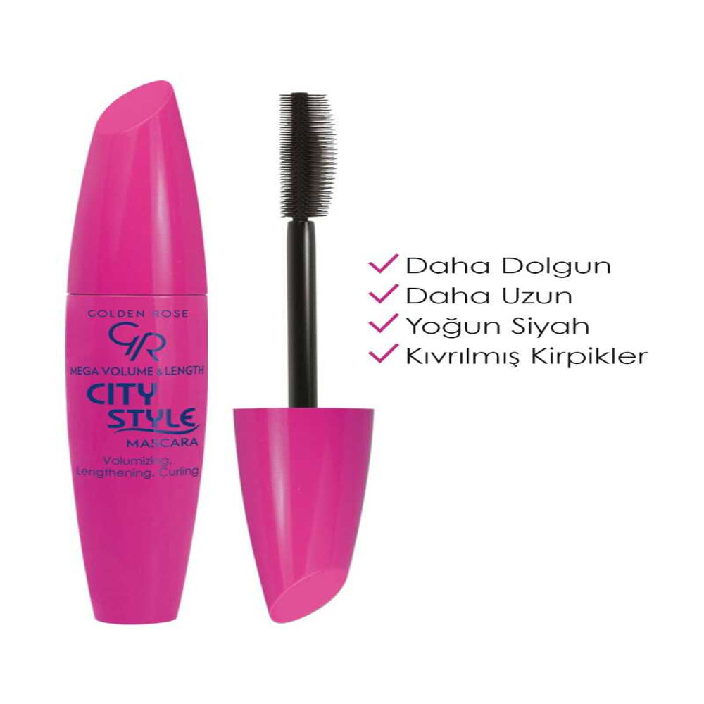 GOLDEN ROSE CITY STYLE VOLUME  MASCARA 9 ML