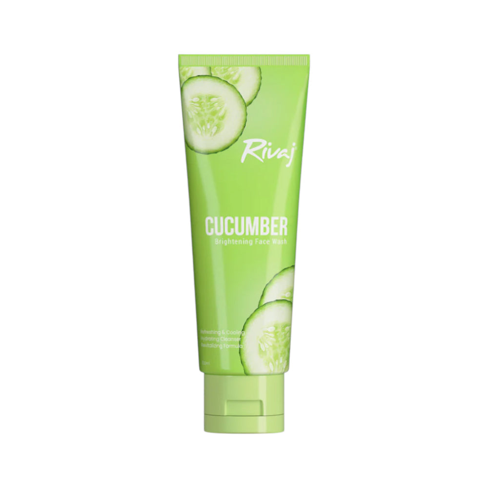 RIVAJ CUCUMBER EXTRACT WHITENING FACE WASH 100 ML