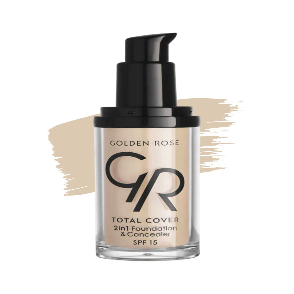 GOLDEN ROSE 2 IN 1 FOUNDATION & CONCEALER 01
