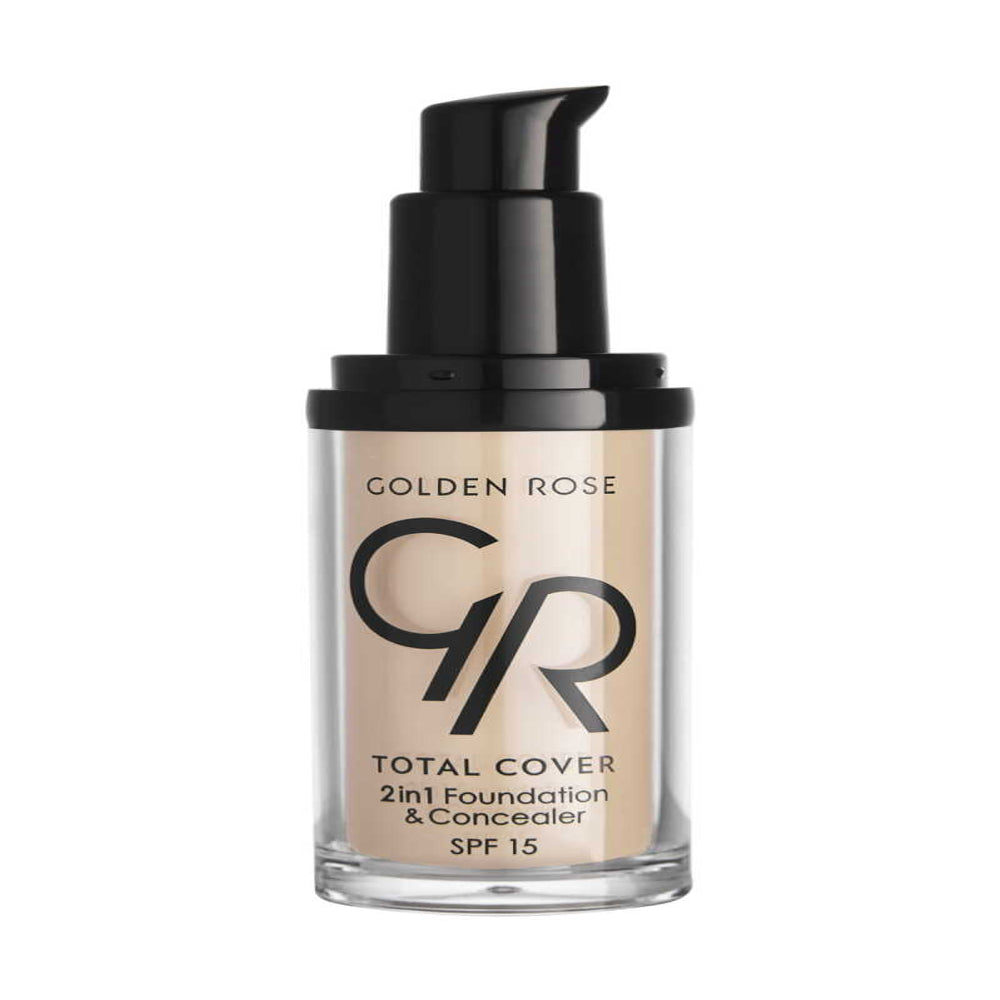 GOLDEN ROSE 2 IN 1 FOUNDATION & CONCEALER 01