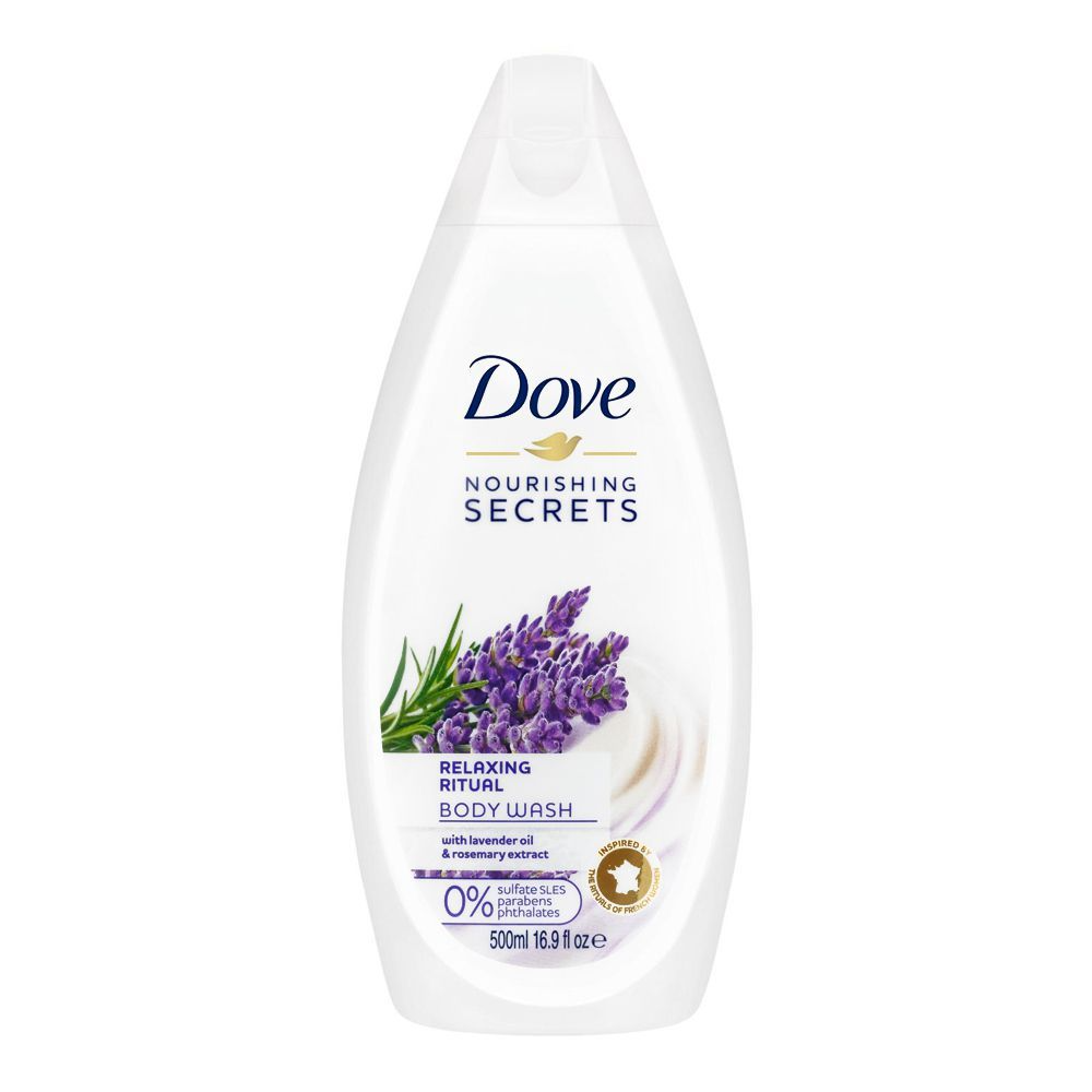 DOVE BODY WASH RELAXING RITUAL WITH LAVENDER 500 ML – Al-Fatah