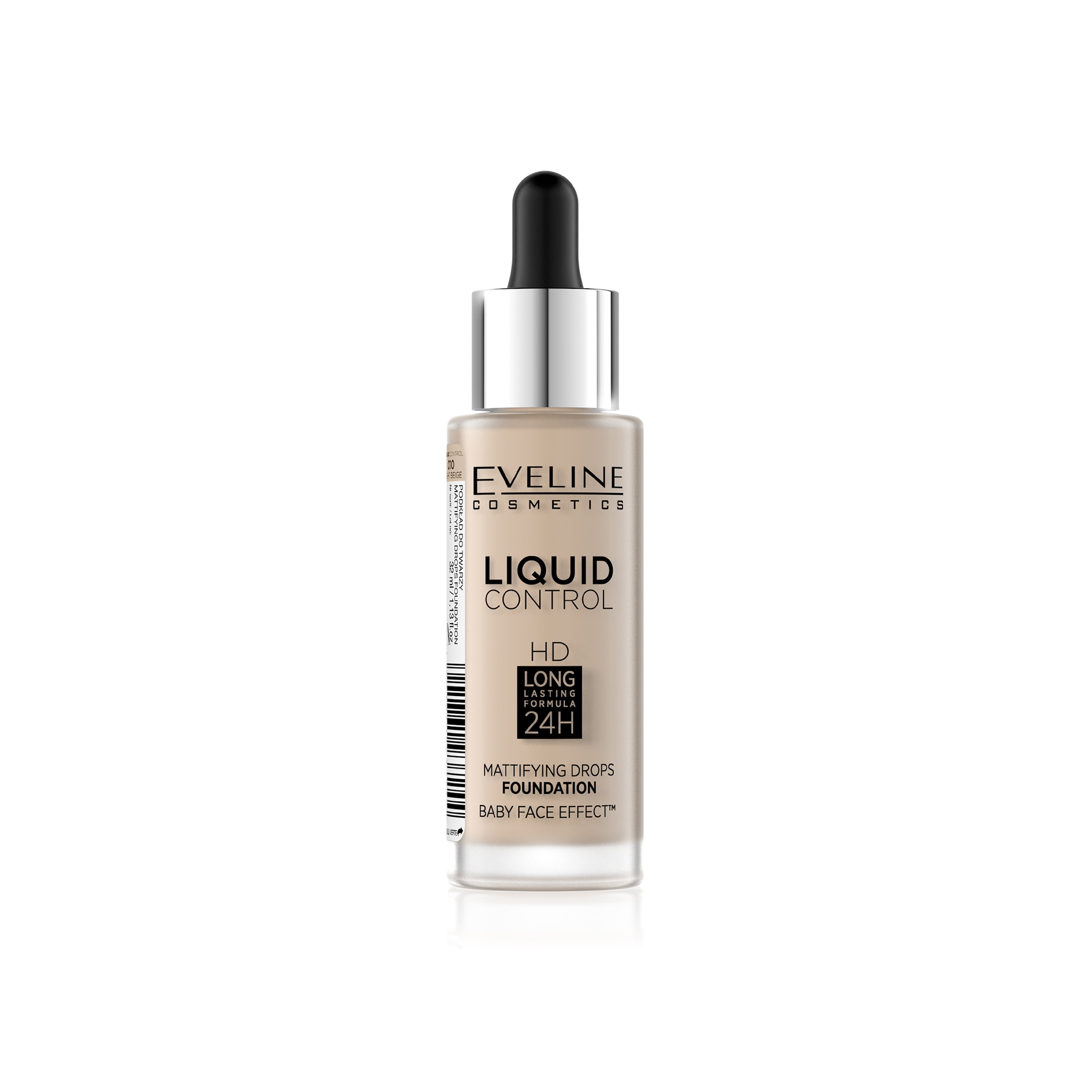 EVELINE LIQUID CONTROL MATTIFYING DROPS FOUNDATION