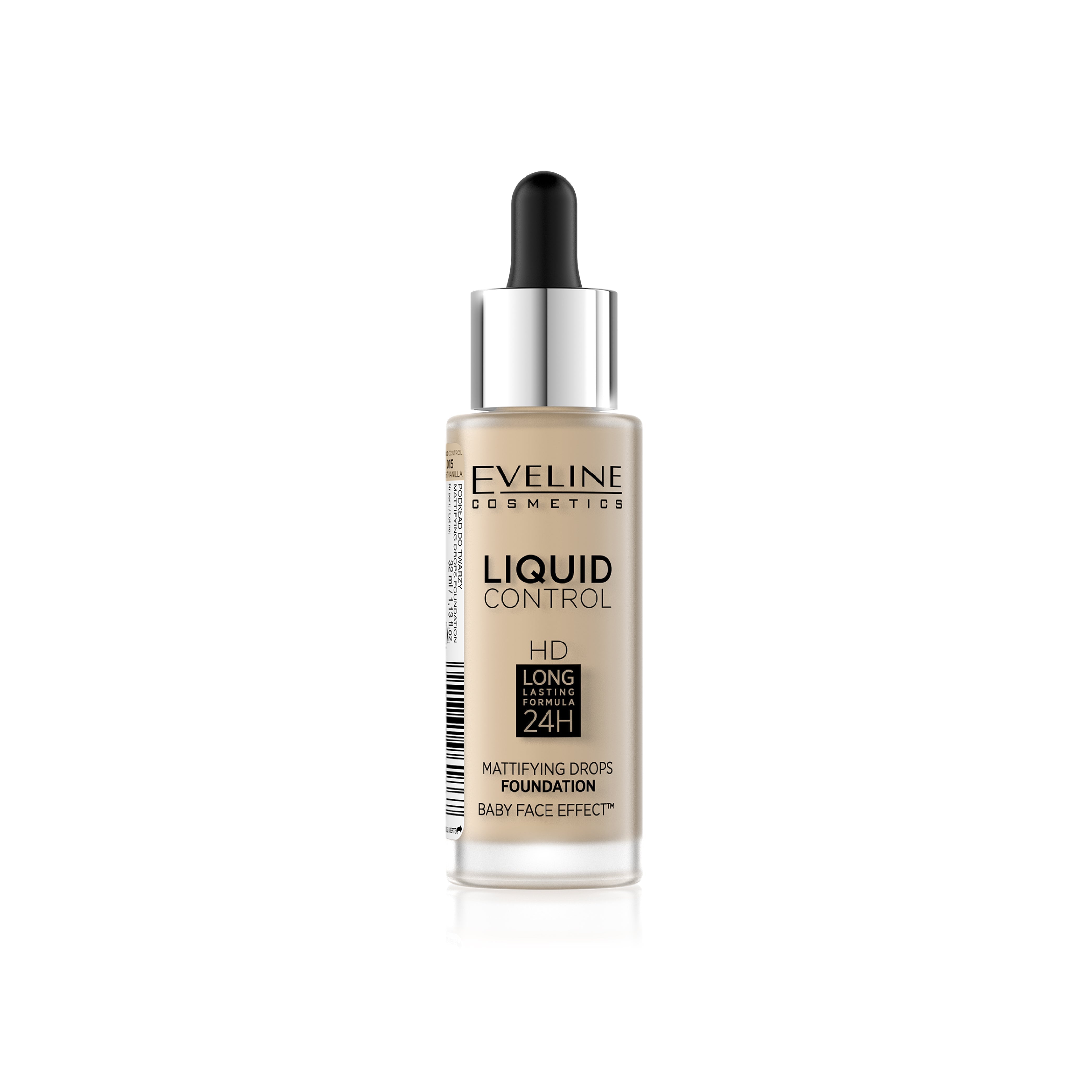 EVELINE LIQUID CONTROL MATTIFYING DROPS FOUNDATION