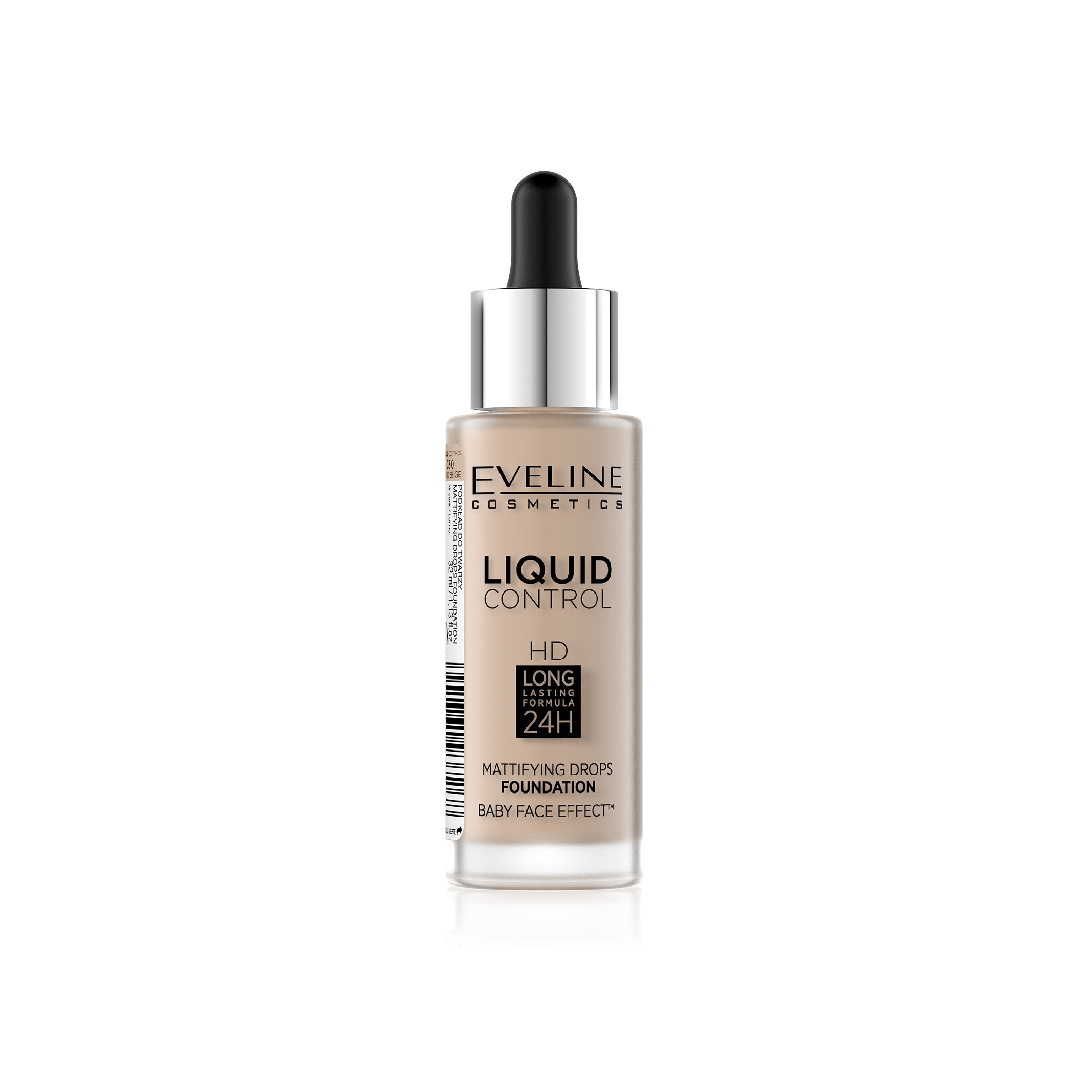 EVELINE LIQUID CONTROL MATTIFYING DROPS FOUNDATION