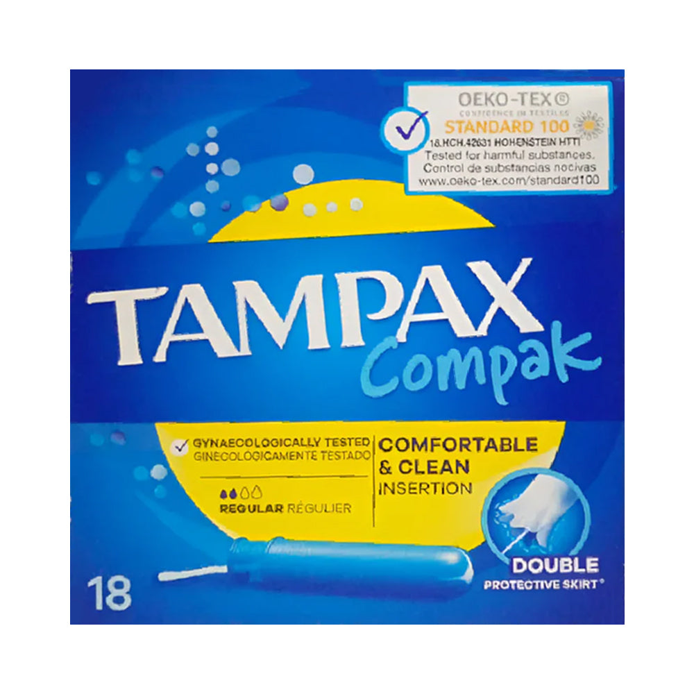 TAMPAX COMPAK PANTY LINER REGULAR 18PC