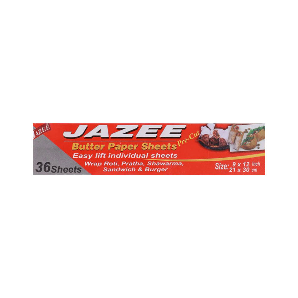 JAZEE BUTTER PAPER 36 SHEETS