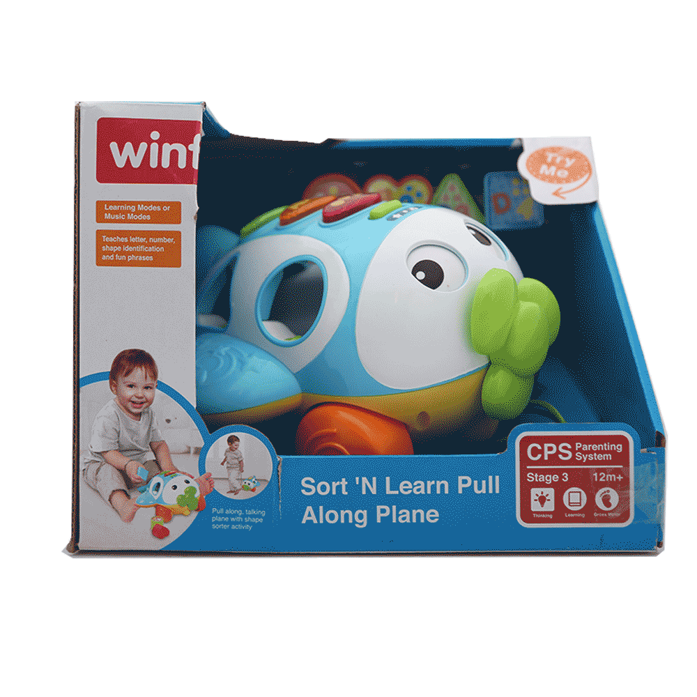 1505 WINFUN SORT N LEARN PULL ALONG PLANE