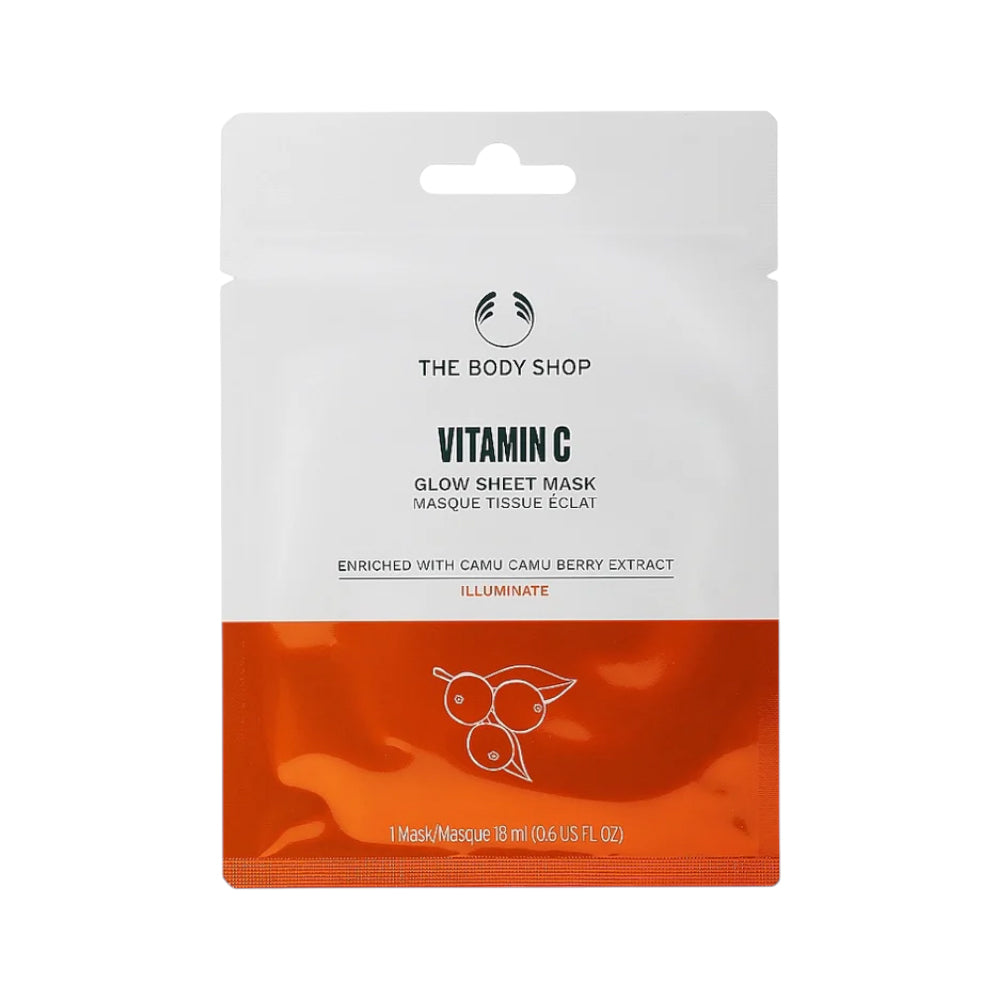 THE BODY SHOP VITAMIN C GLOW SHEET MASK 18 ML