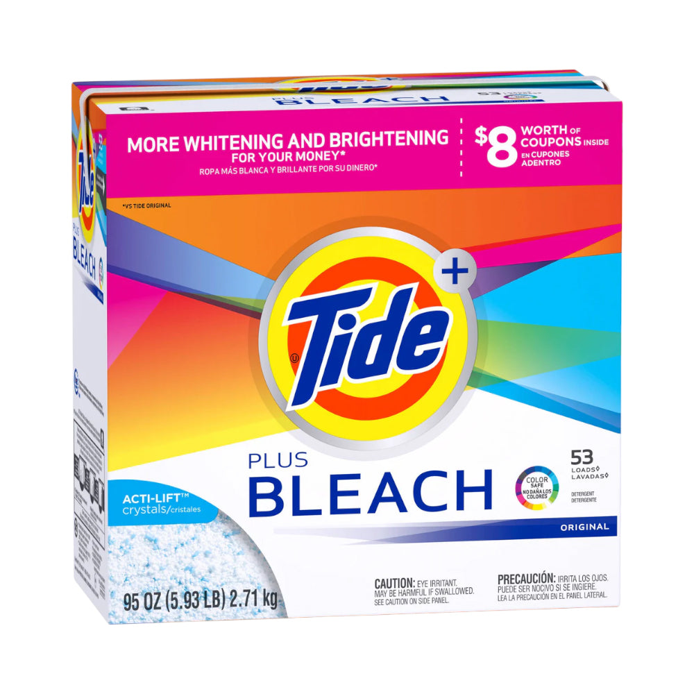 TIDE WASHING POWDER PLUS BLEACH COLOR SAFE 53 LOADS 2.71 KG