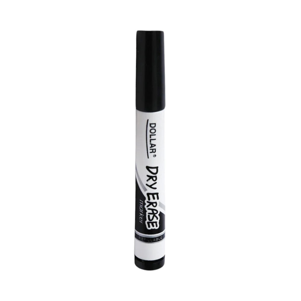 11540 DOLLAR MARKER DRY ERASE BLACK 1PC