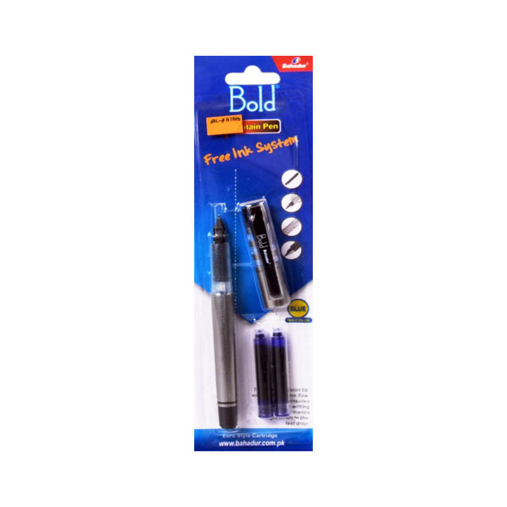 505 BAHADUR FOUNTAIN PEN BOLD A.M