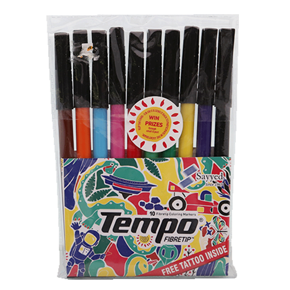 Tempo Marker 10Pc Color