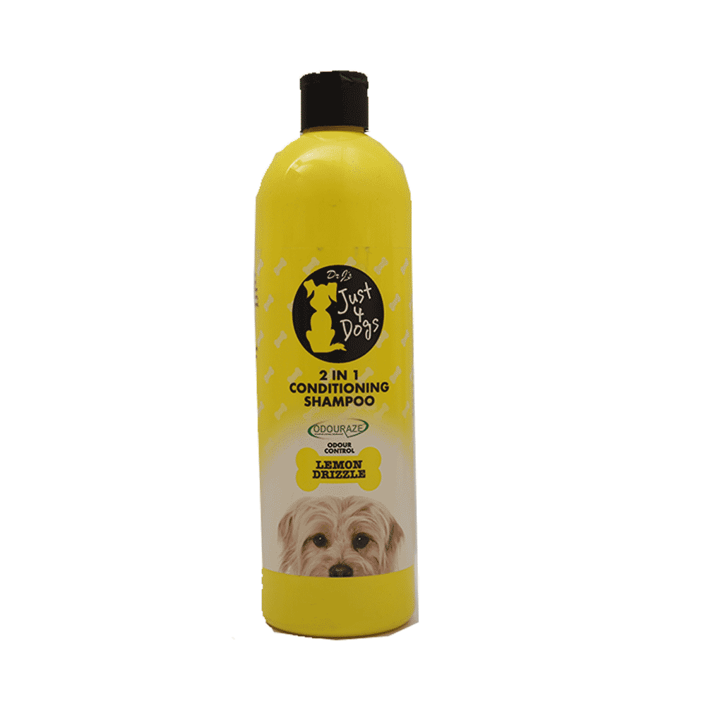 JUST 4 DOG CONDITIONING SHAMPOO LEMON DRIZZLE 2IN1 500 ML
