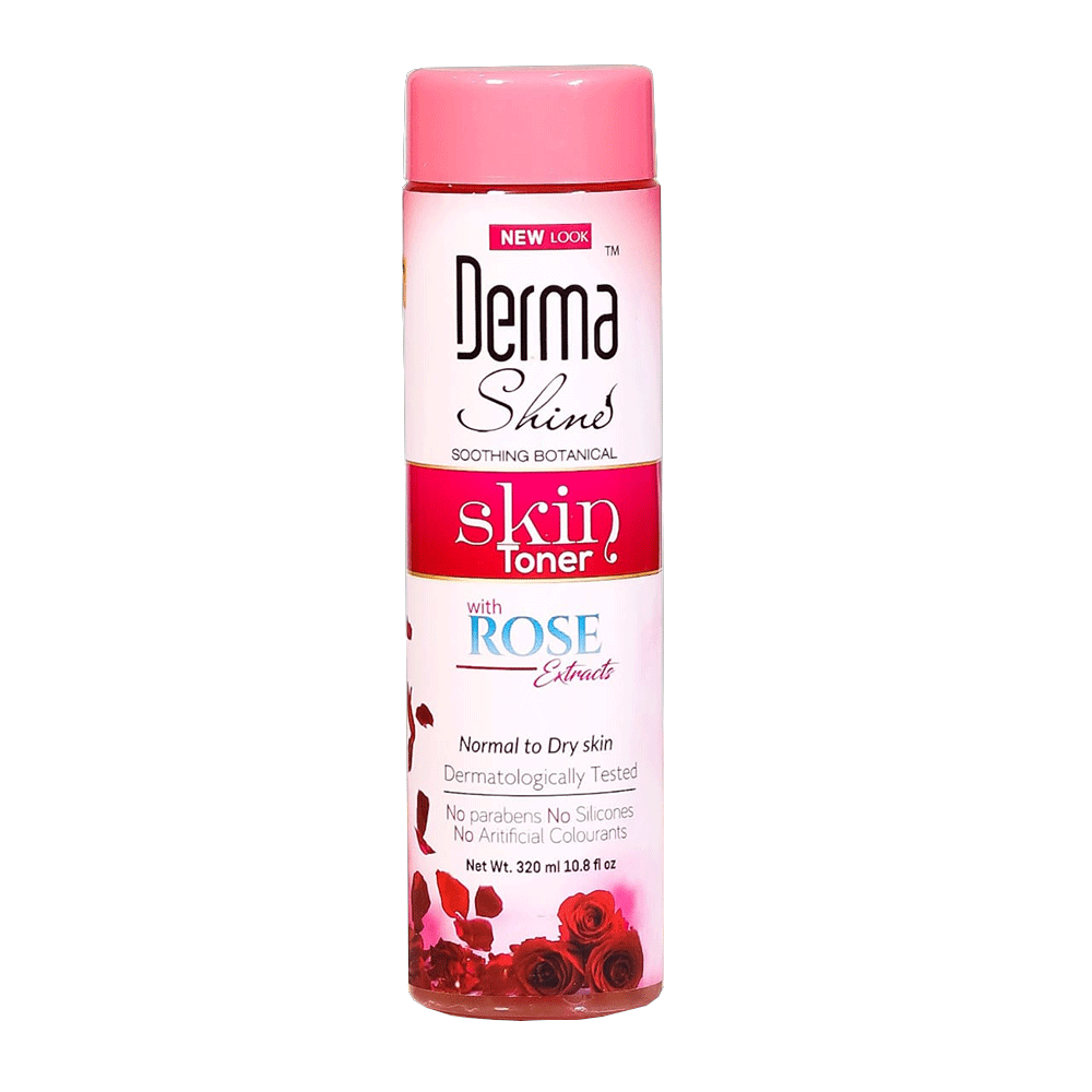 DERMA SHINE SOOTHING BOTANICAL TONER WITH ROSE 320 ML