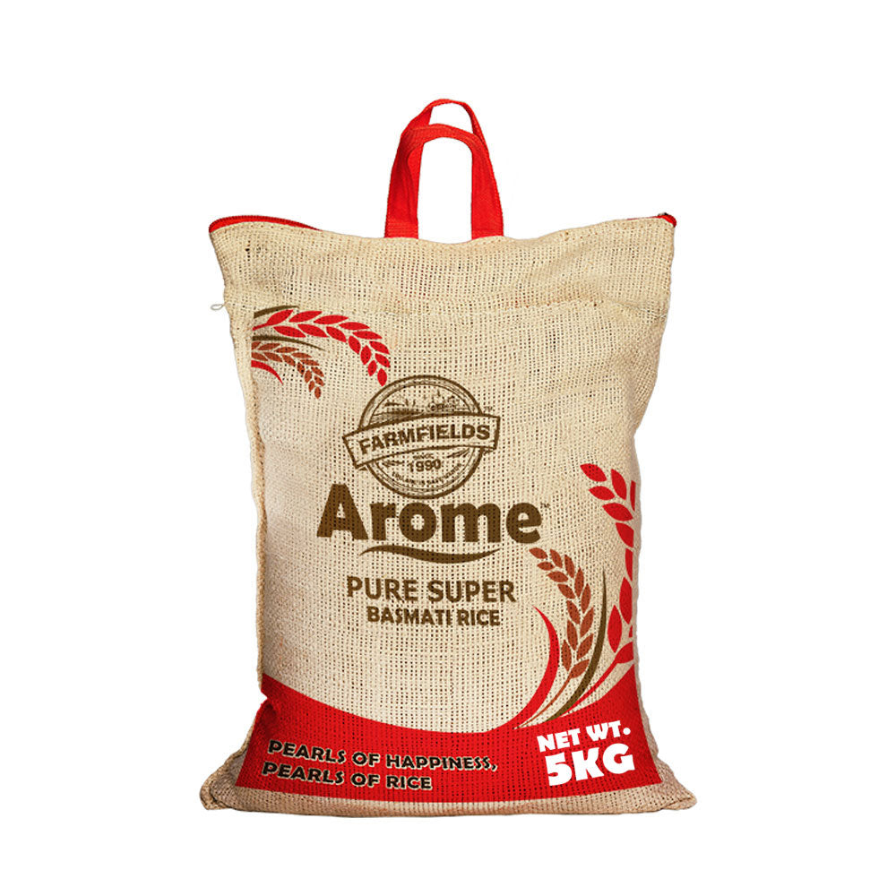 FF AROME SUPER BASMATI RICE NATURAL 5 KG - RED