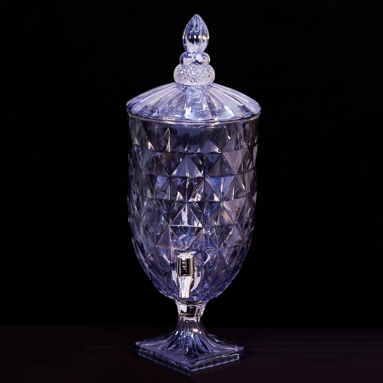 WATER COOLER GLASS AMBER+BLUE J310531DL