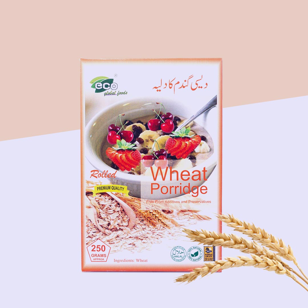 ECO ROLLED WHEAT PORRIDGE 175 GM