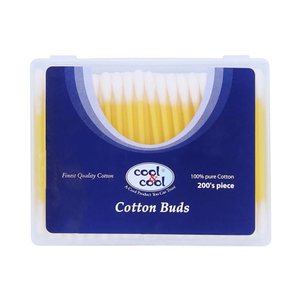 COOL & COOL COTTON BUDS COLOURS 200S BOX