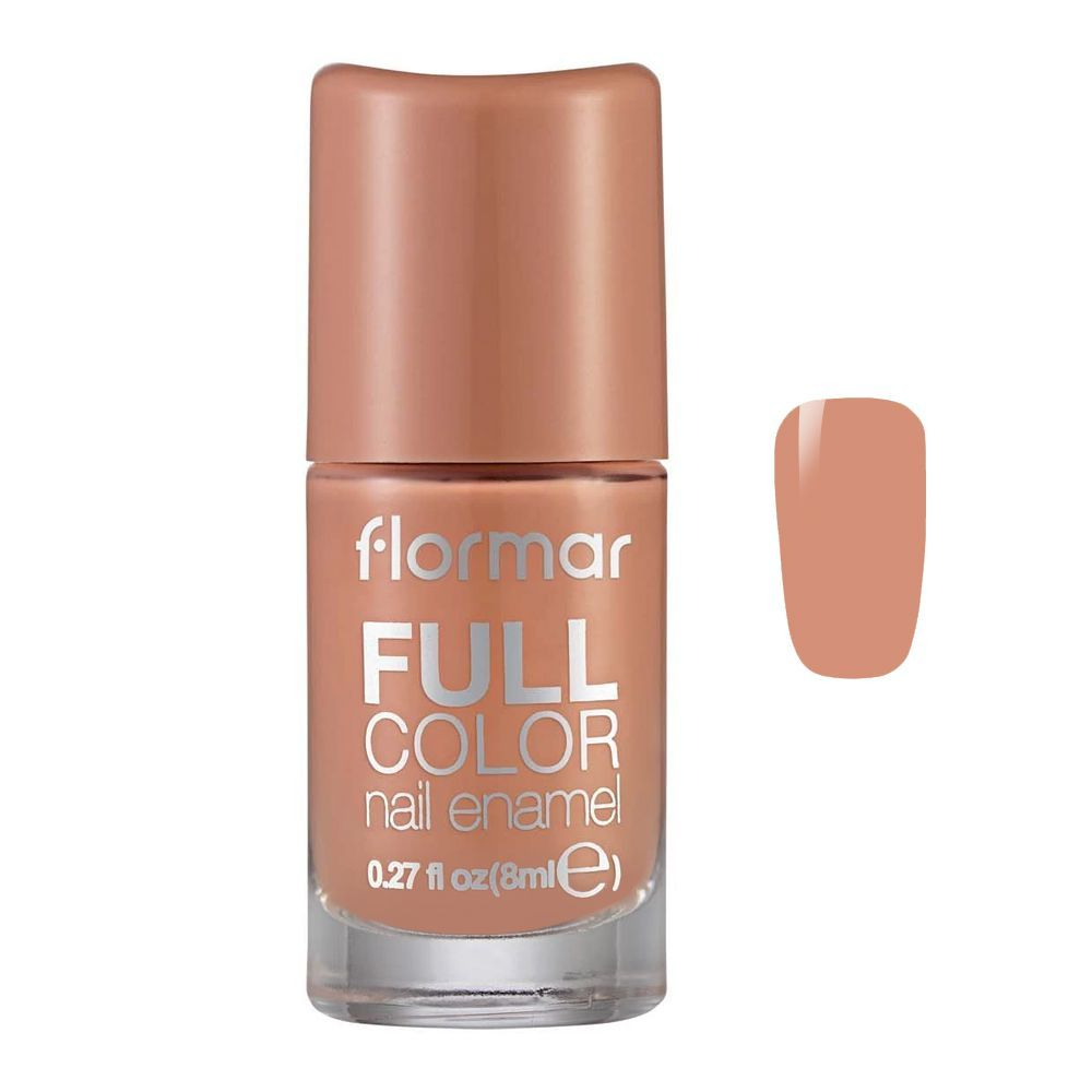 FLORMAR FC45 NAIL ENAMEL PEACH SPARKLER