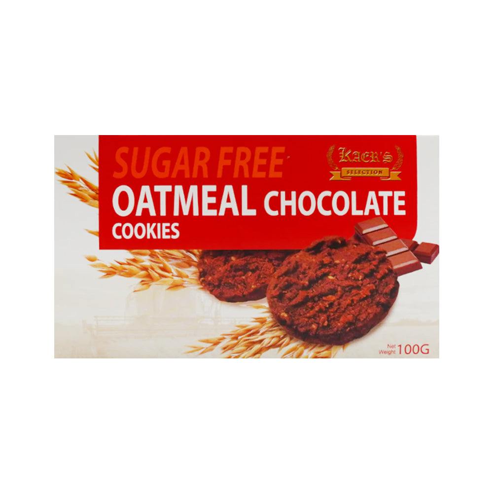 KAERS SELECTION COOKIES OATMEAL CHOCOLATE SUGAR FREE 100 GM