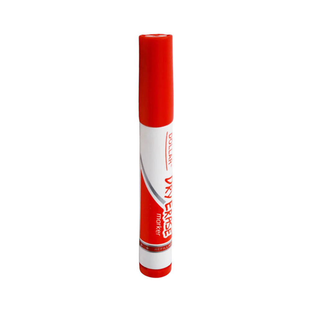 11540 DOLLAR MARKER DRY ERASE RED 1PC