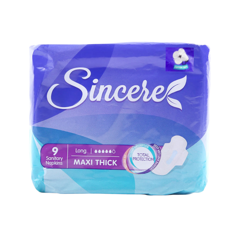 SINCERE PAD MAXI THICK LONG 9 PCS