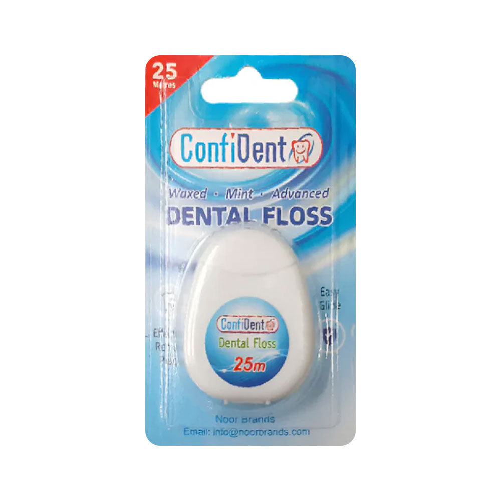CONFIDENT DENTAL FLOSS MINT WAXED