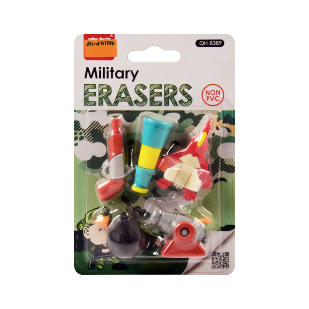 QH-8389 FANCY ERASER 12 PCS