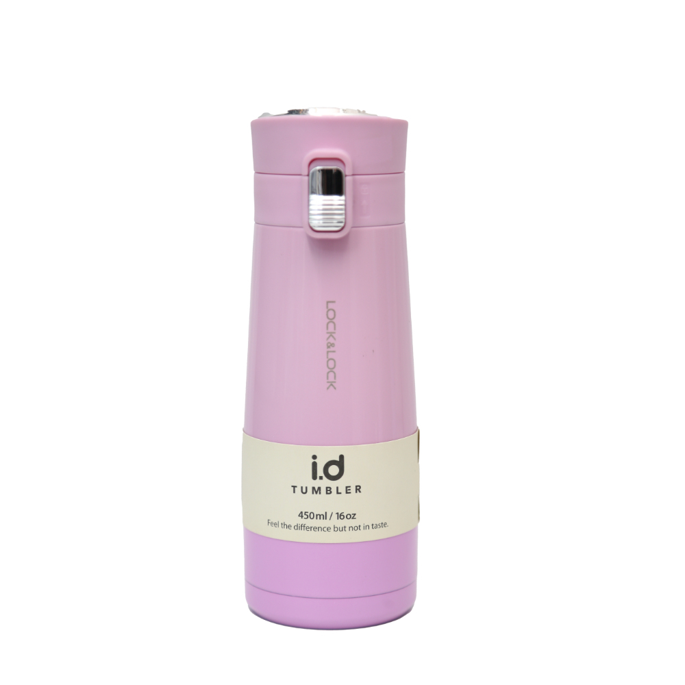 LOCK & LOCK MACARON TUMBLER ONE TOUCH 450ML LLLHC3234PIK