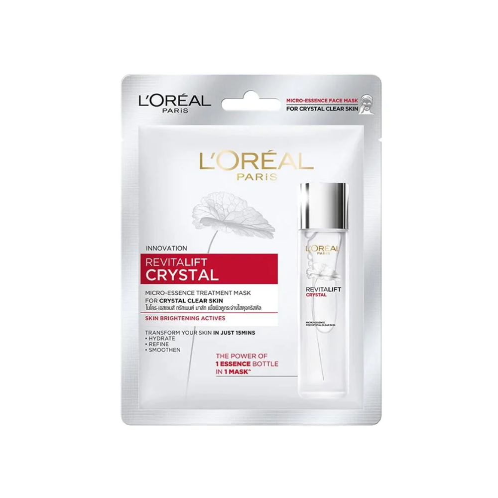 LOREAL FACE SHEET MASK CRYSTAL 25 GM