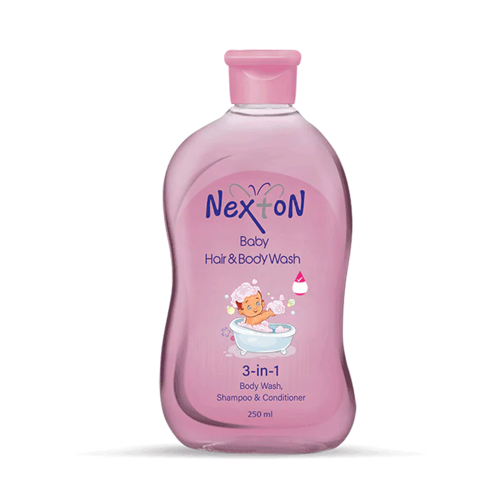 NEXTON BABY HAIR & BODY SHAMPOO + CONDITIONER 3IN1 250ML