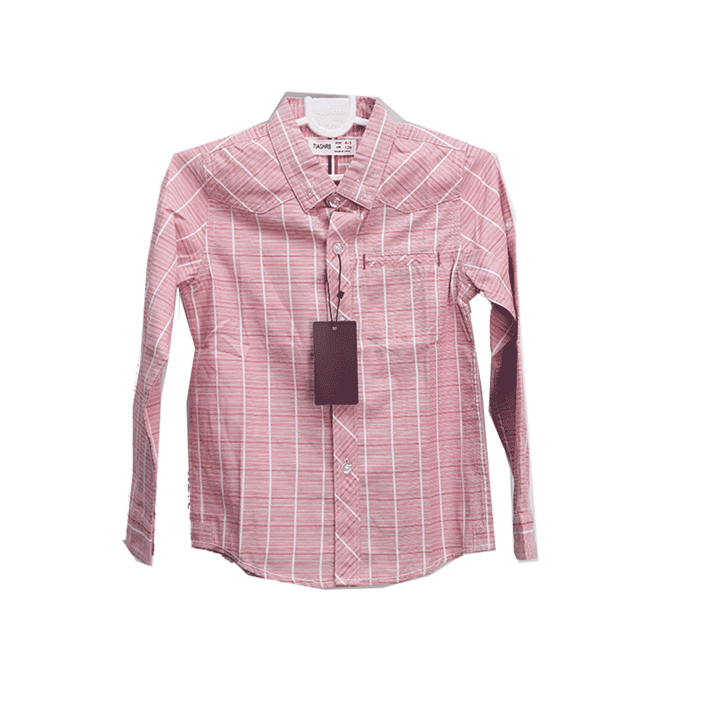 BOYS L/S CASUAL SHIRT LM05 MW-20 3-4 YEAR