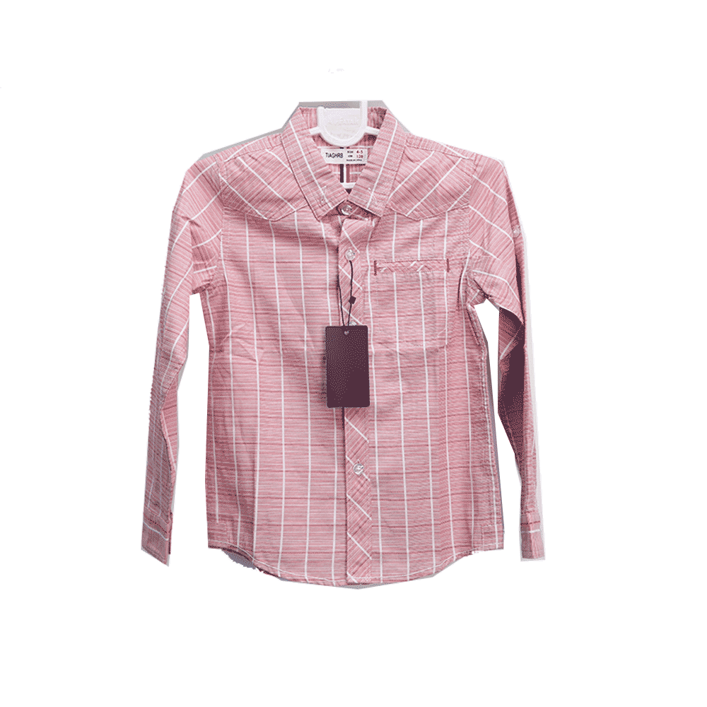 BOYS L/S CASUAL SHIRT LM05 MW-20 7-8 YEAR