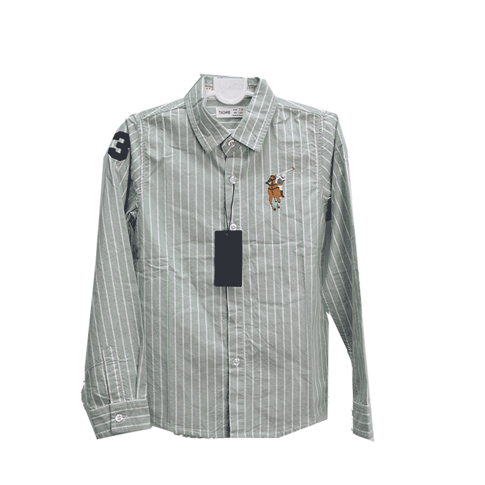 BOYS L/S CASUAL SHIRT D583 MW-20 5-6 YEAR