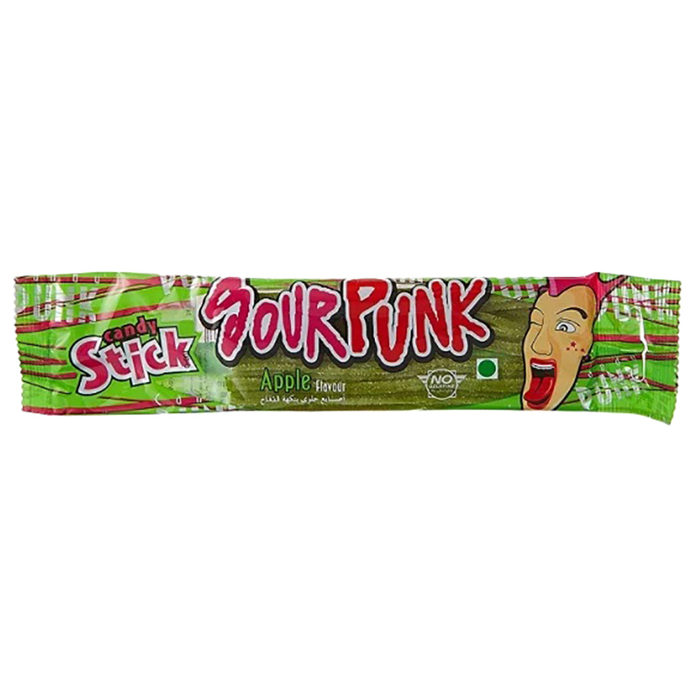 SOUR PUNK CANDY STICK APPLE FLAVOUR 50 GM