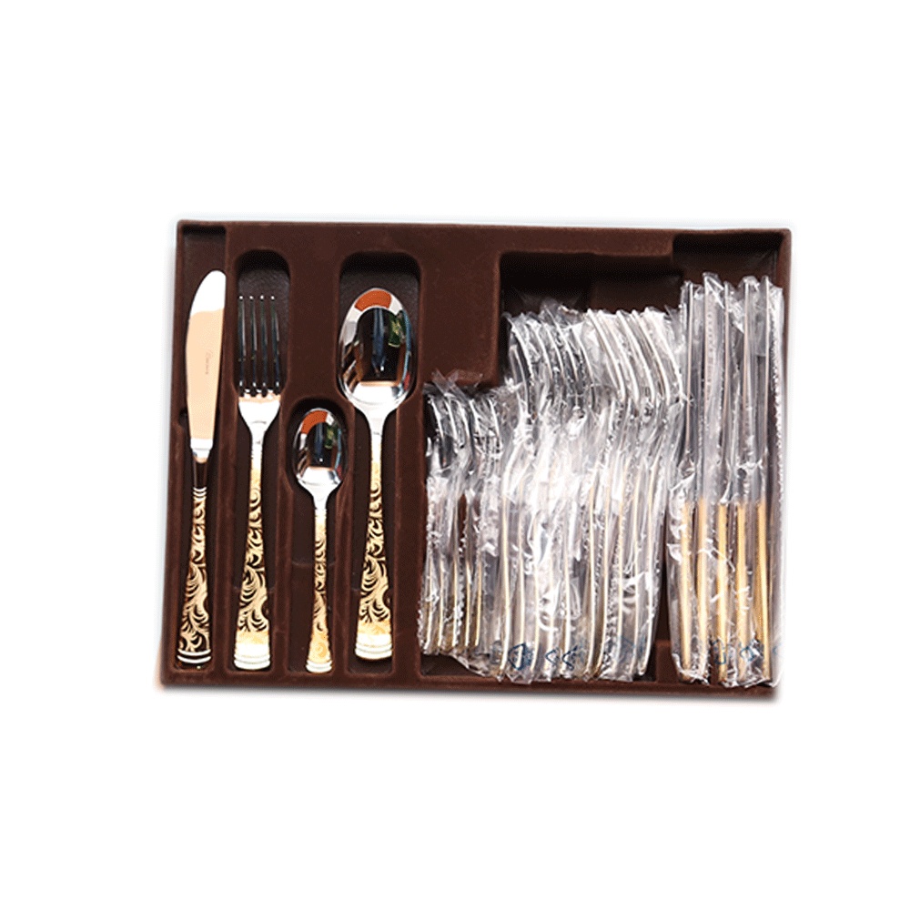 CUTTLERY SET GIORINOX 24PC FELCI GOLD 6398-24