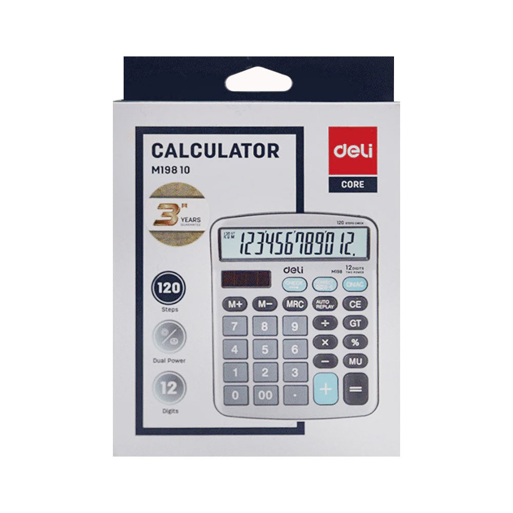 Deli Calculator Silver M19810