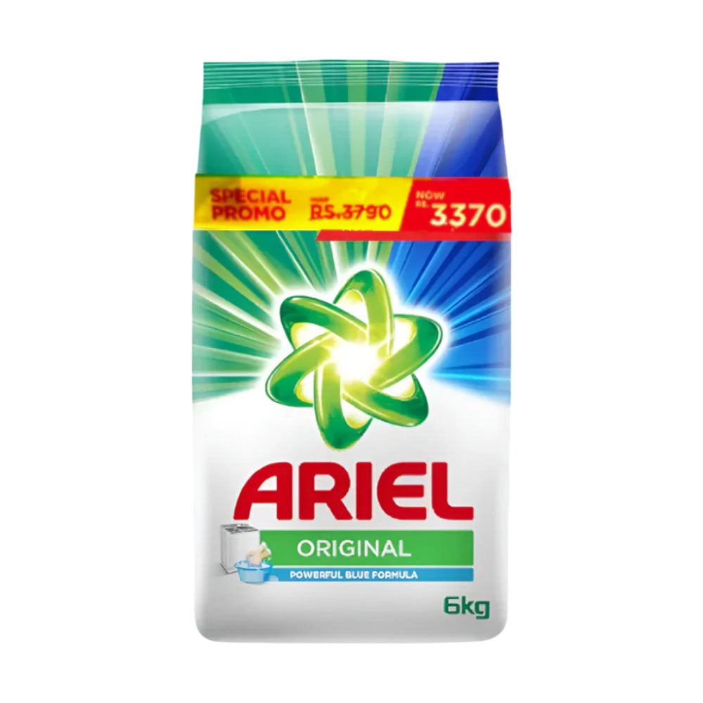 ARIEL WASHING POWDER ORIGINAL 6KG