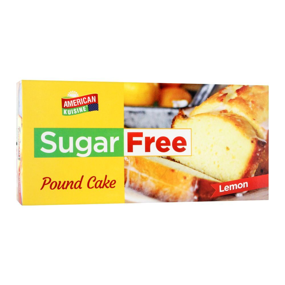AMERICAN KUISINE SUGAR FREE POUND CAKE LEMON 230GM