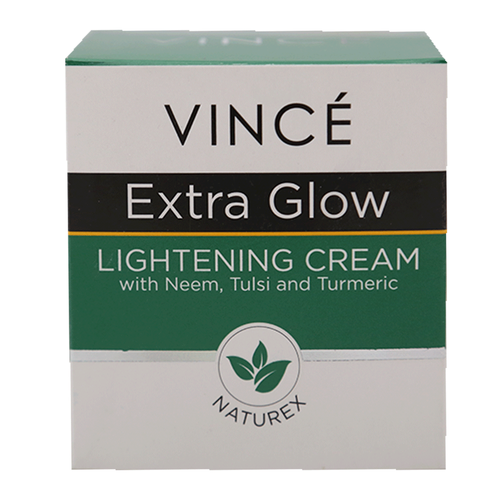 VINCE EXTRA GLOW LIGHTENING CREAM WITH NEEM TULSI AND TURME