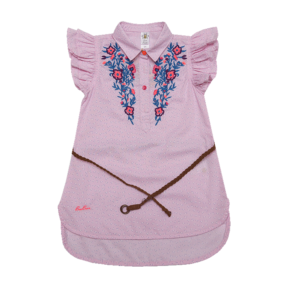 GIRLS CAP SLV BLOUSE S-202012 SU-21 3-4 YEAR