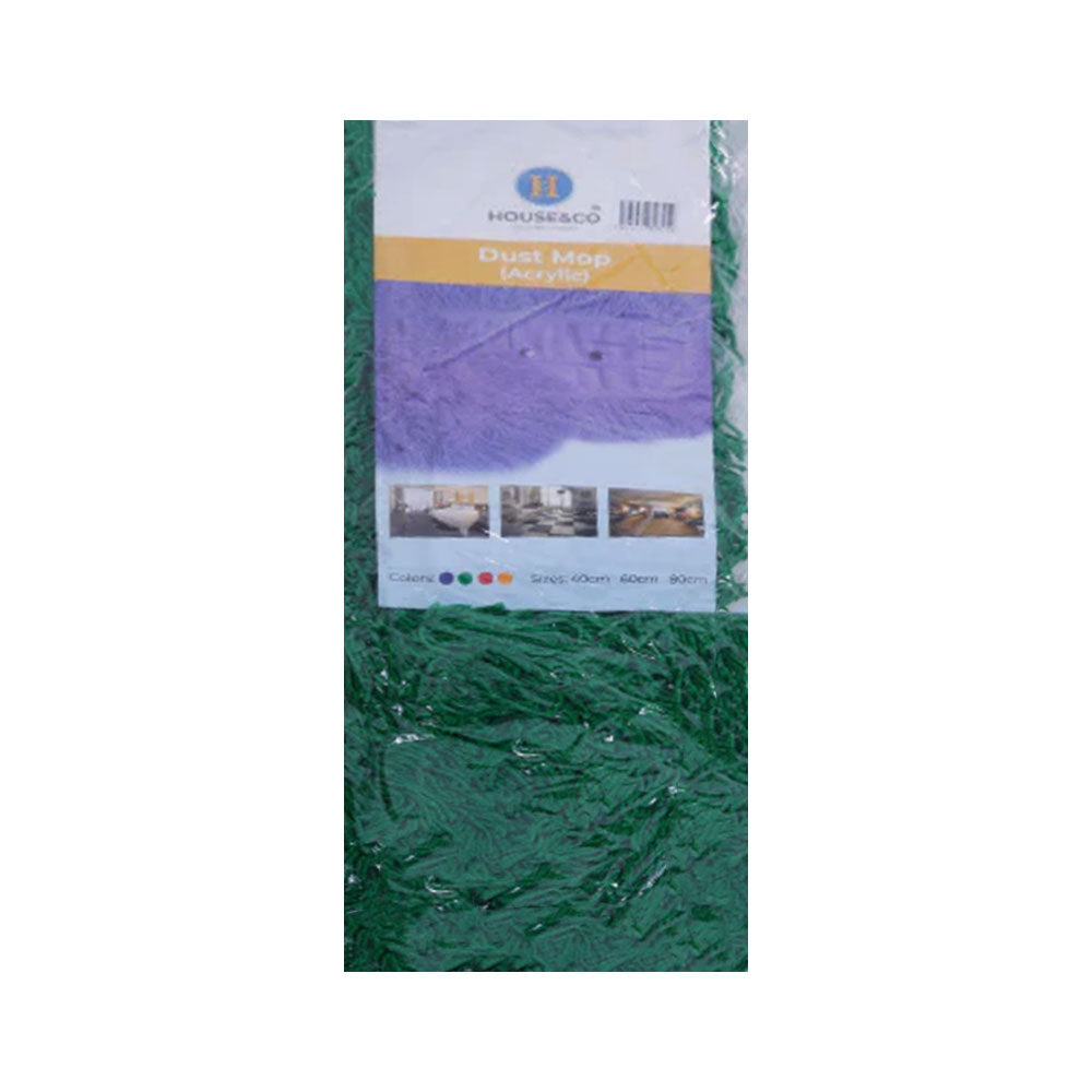 H&C DUST MOP ACRYLIC 40CM REFIL GREEN