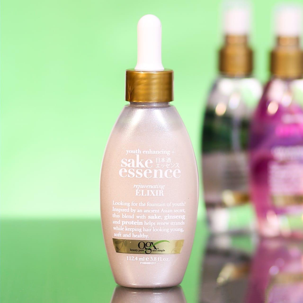 OGX HAIR SAKE ESSENCE ELIXIR 112.4 ML