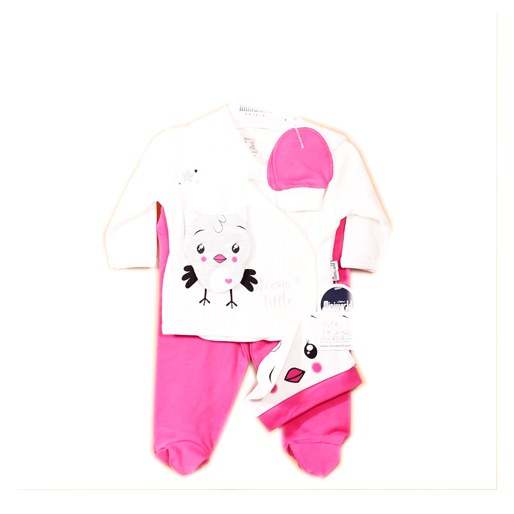 GIRLS 5PC L/S PAJAMA SUIT 15149 TUR SU-21 0-3M