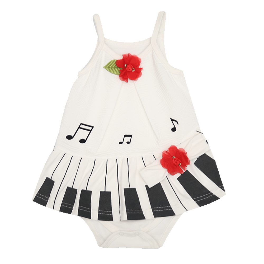 GIRLS S/L BODY SUIT WITH HEAD BAND 2362 TUR SU-21 12-18M