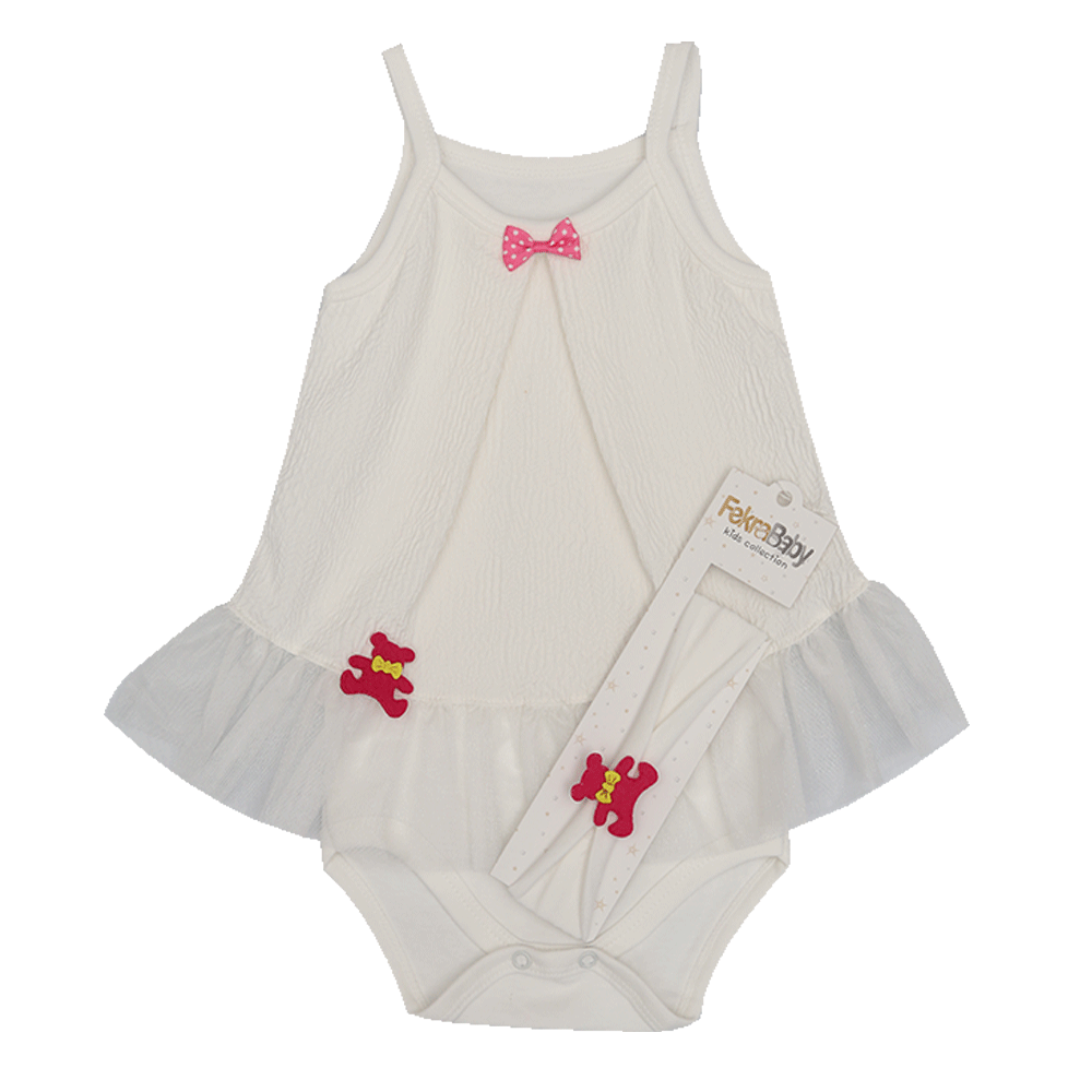 GIRLS S/L FANCY BODY SUIT 2290 TUR SU-21 12-18M