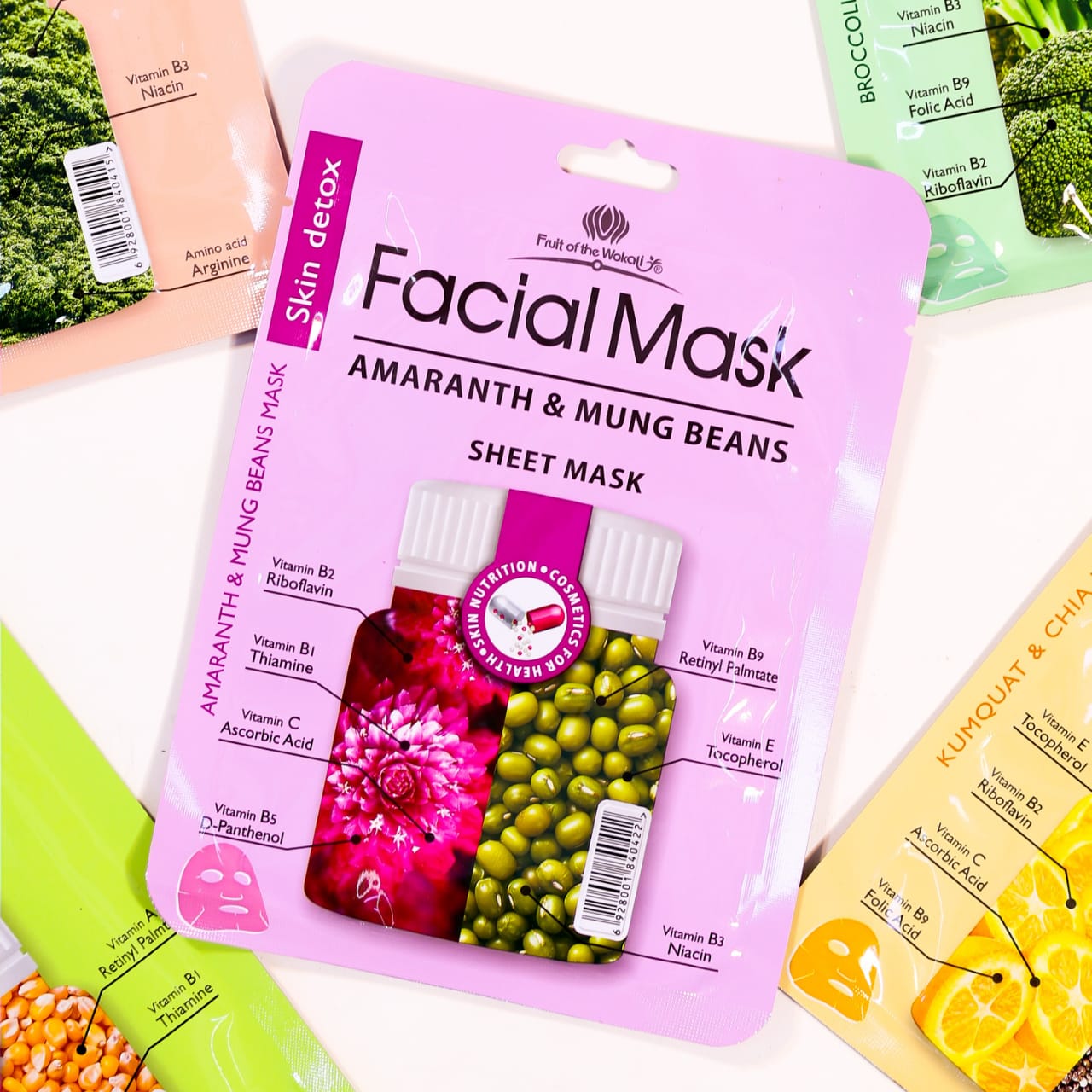 FRUIT OF THE WOKALI AMARATH SHEET MASK IR 1PC HA-3022 30ML